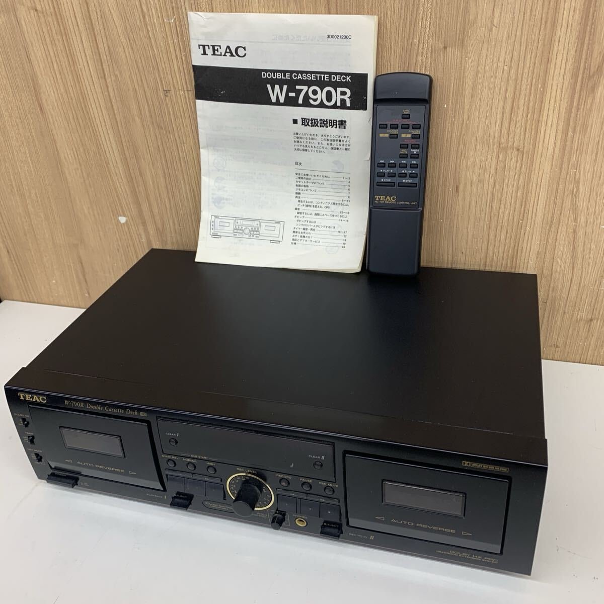 Yahoo!オークション -「teac カセットデッキ w-790r」(カセットデッキ