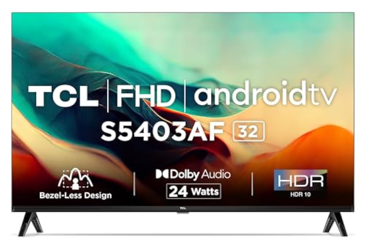 TCL 80.04 cm (32 inches) Metallic Bezel-Less HD Ready Smart