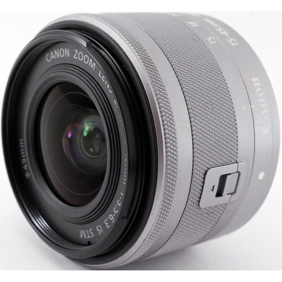 EOS キヤノン ミラーレス一眼 CANON M10 レンズキット ホワイト 中古