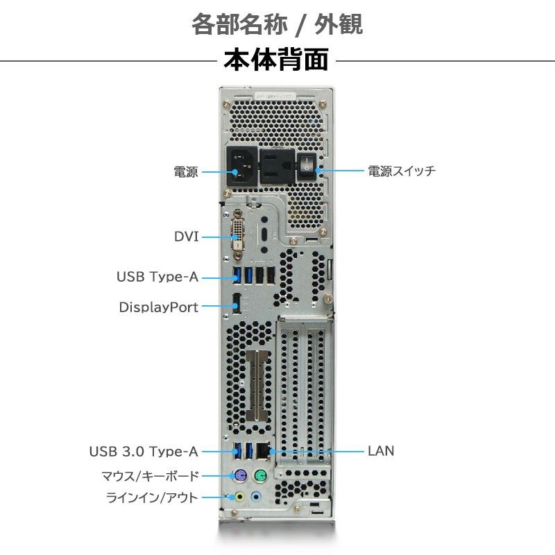 FMV-ESPRIMO 【極上性能】富士通 D588/第8世代 Core i7/メモリ:16GB