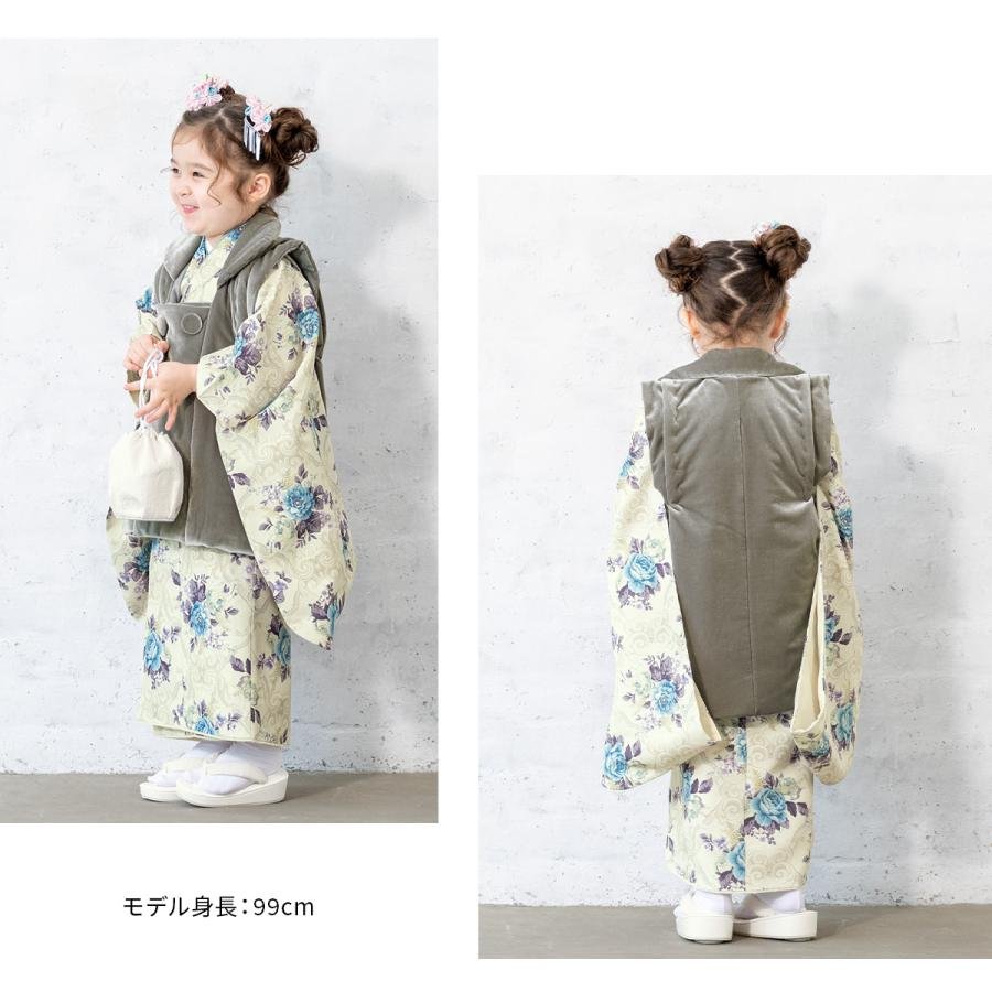 SOUBIEN（創美苑） 七五三 着物 3歳 販売 女の子 三歳 着物セット 被布