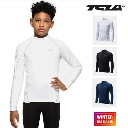 TSLA（テスラ） コンプレッションウェア キッズ 裏起毛 シャツ 秋 冬用