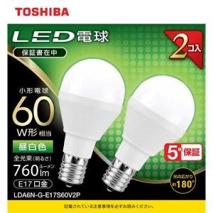TOSHIBA（東芝） TOSHIBA LED電球 口金E17 ミニクリプトン形 LDA6L-G