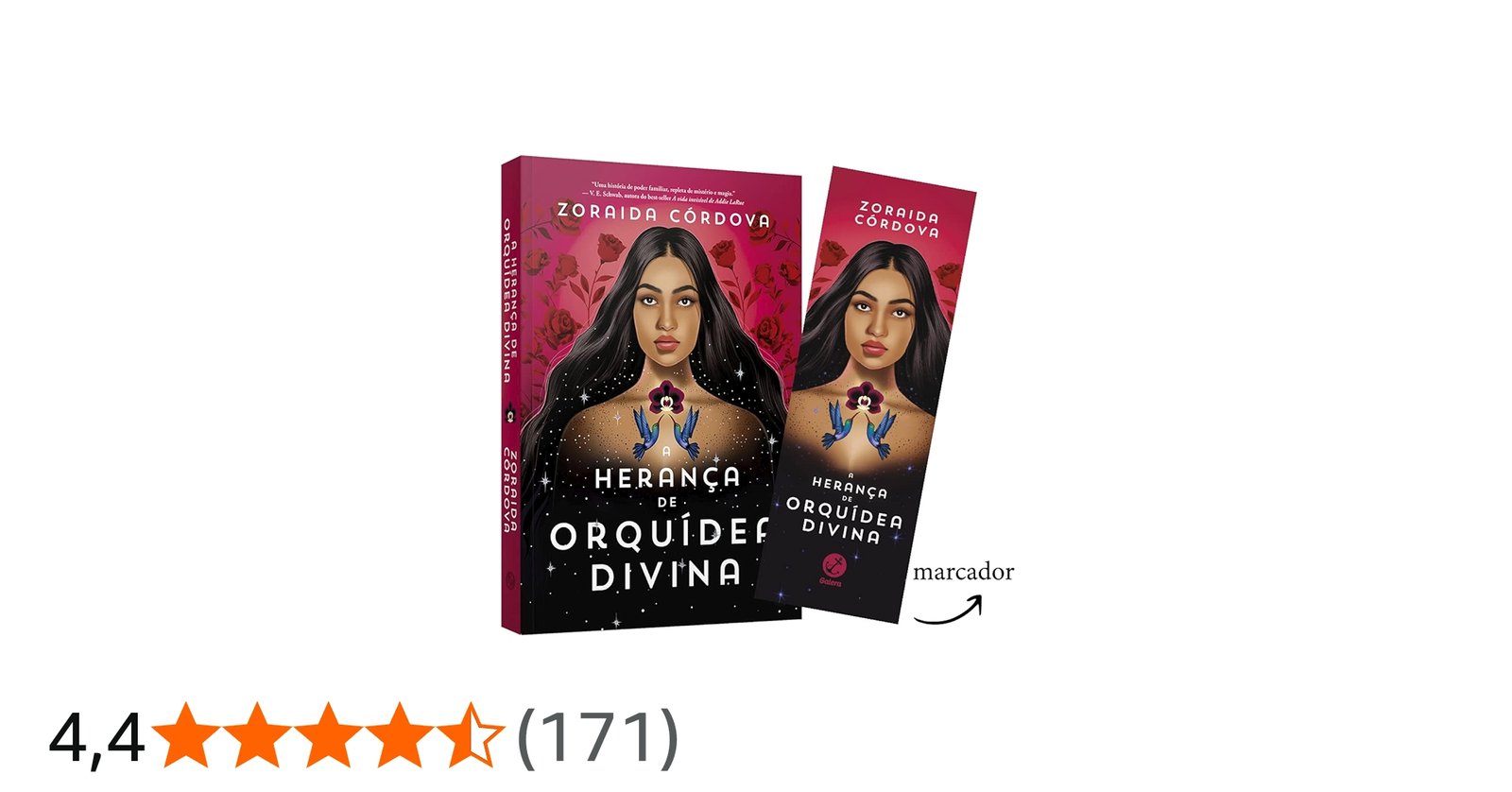 A herança de Orquídea Divina + MARCADOR | Amazon.com.br