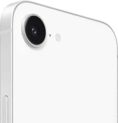 Apple iPhone 16e 128GB Apple Intelligence (Unlocked) White MD0W4LL