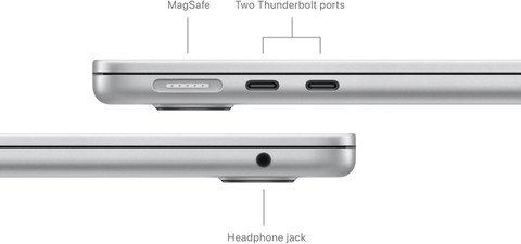 Apple MacBook Air M3 - (16 GB/256 GB SSD/macOS Sequoia) MC8H4HN/A