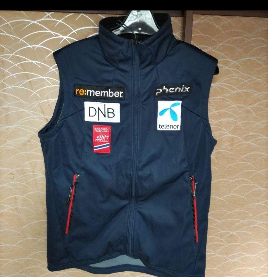 美良品 Phenix Norway Team Model ソフトシェルベスト MENS】Retro Formula Vest on Jacket レトロフォーミュラベストオン