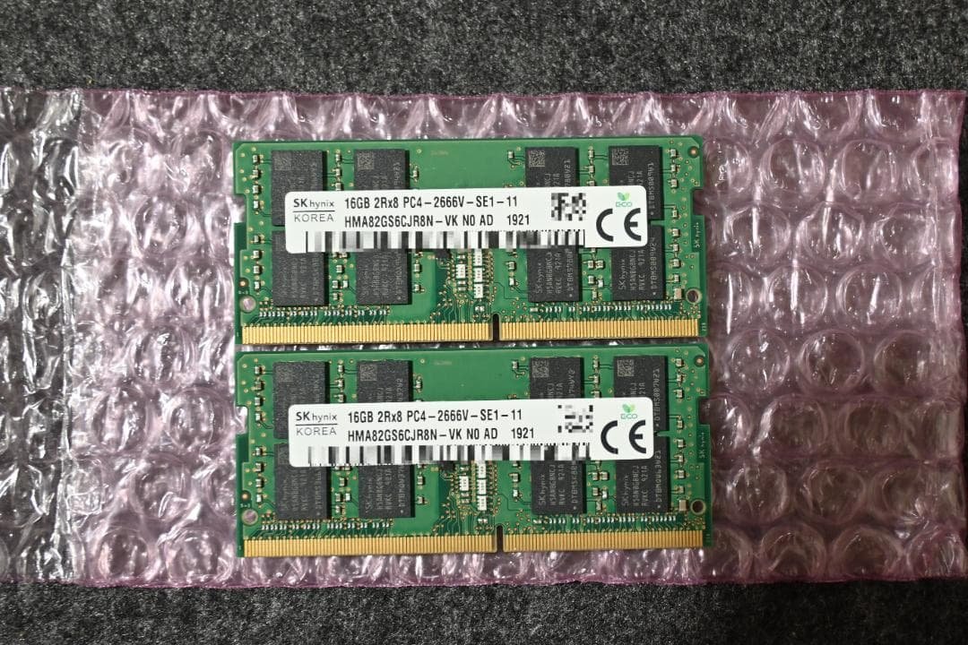 【SK hynix社製チップ】DDR4-2666 SODIMM 16GBx2枚 61JK1tsp8UL._AC_UF350,