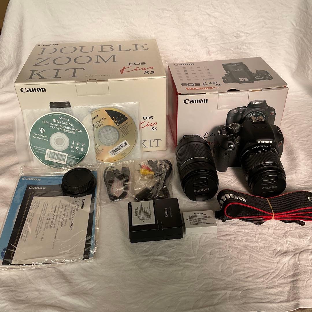 美品　Canon EOS Kiss X5 ダブルズームキット CANON EOS Kiss X5 ダブルズームキット オークション比較 - 価格.com