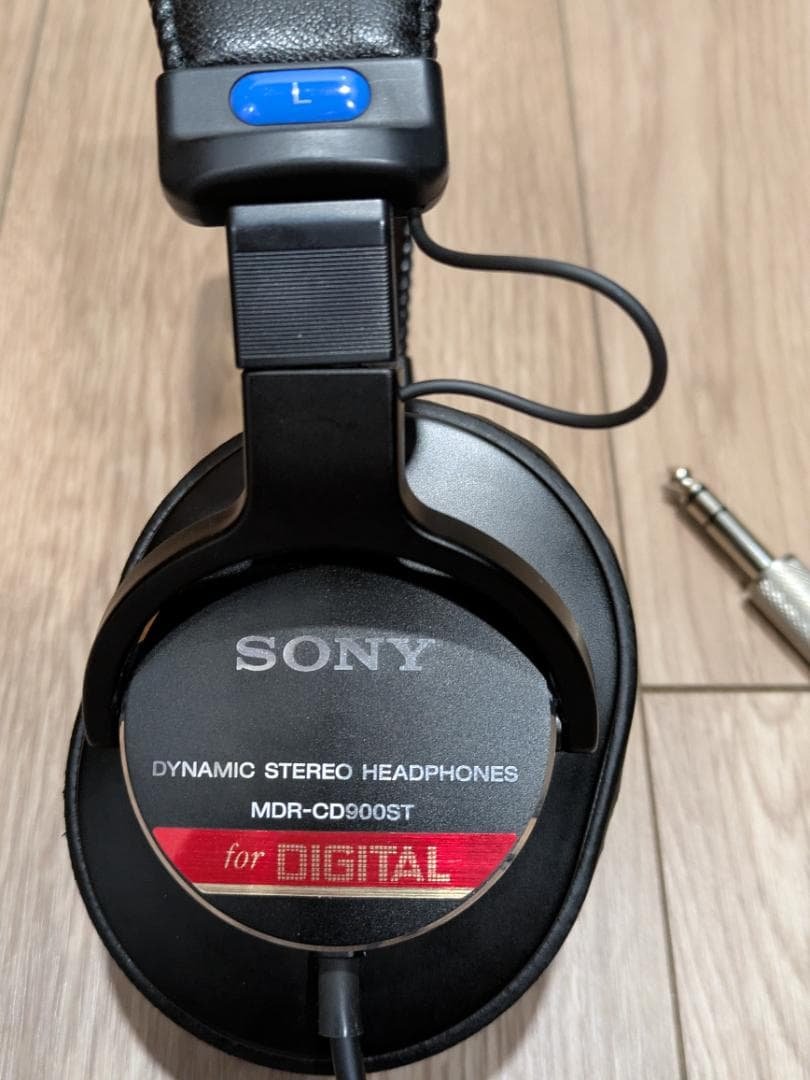 SONY MDR-CD900ST スタジオモニター ヘッドフォン L字変換ケーブル付】SONY 業務用モニターヘッドフォン MDR-CD900ST