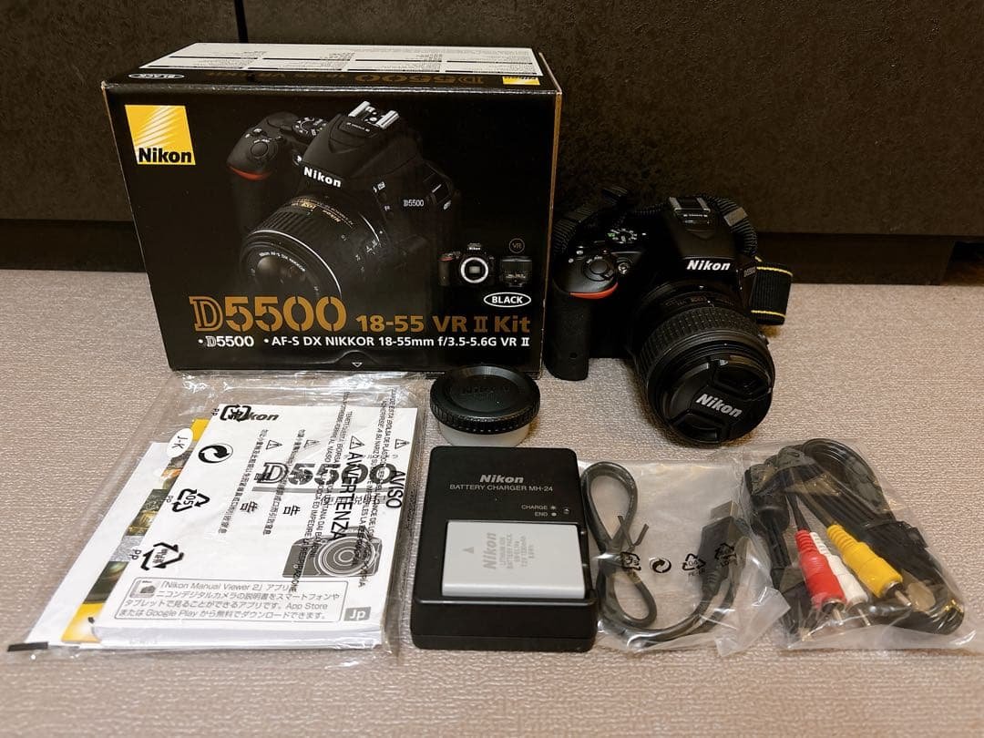 【美品】【ショット数2515枚】ニコン Nikon D5500 レンズキット 美品】【ショット数2515枚】ニコン Nikon D5500 レンズキット