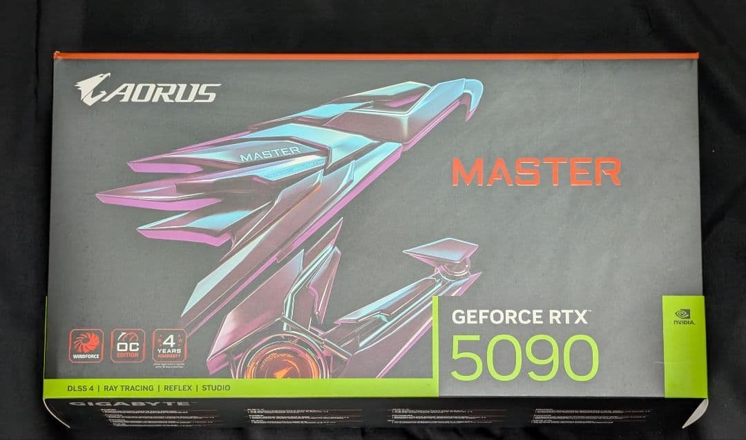 グラフィックボード・グラボ・ビデオカード AORUS MASTER GEFORCE RTX 5090 Amazon | GIGABYTE AORUS GeForce RTX 5090 Master 32Gグラフィック